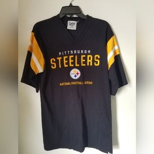 Vintage Lee Sports Pittsburgh Steelers Jersey/ T-shirt Size Medium, Women/Men
